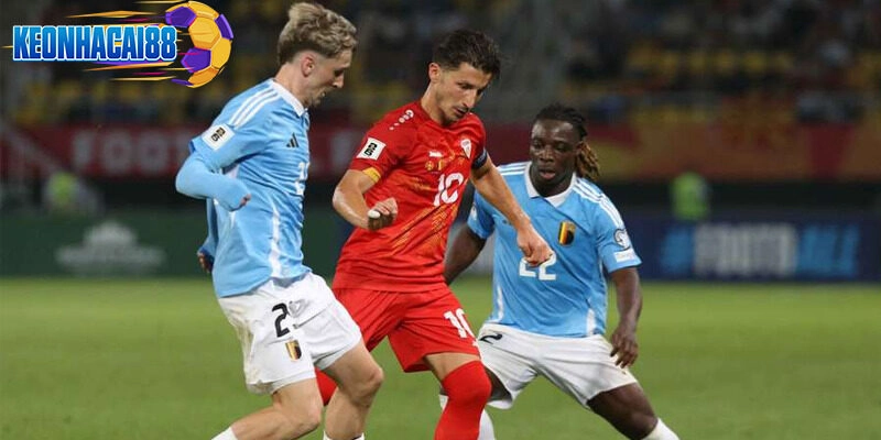 Dự đoán kết quả Bỉ vs Bắc Macedonia chi tiết