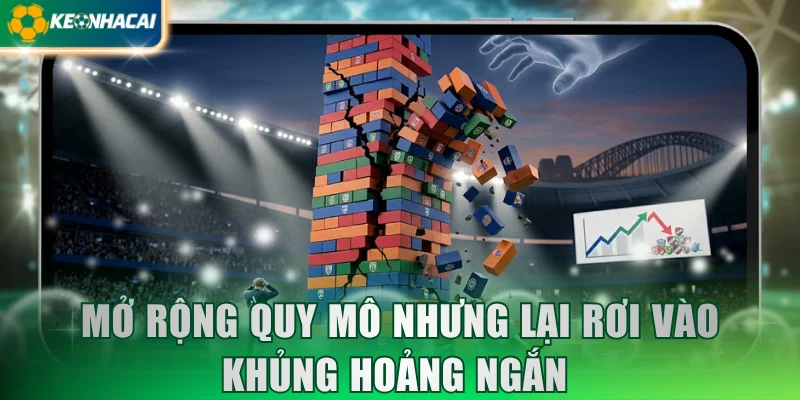 Mở rộng quy mô nhưng lại rơi vào khủng hoảng ngắn 