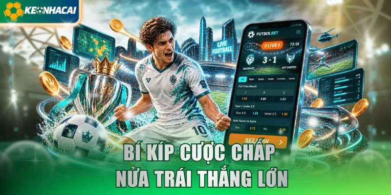 Bí kíp cược chấp nửa trái thắng lớn
